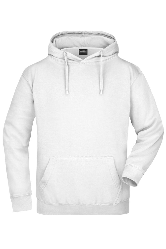 Hooded Sweat - Wit (ca. Pantone white)
