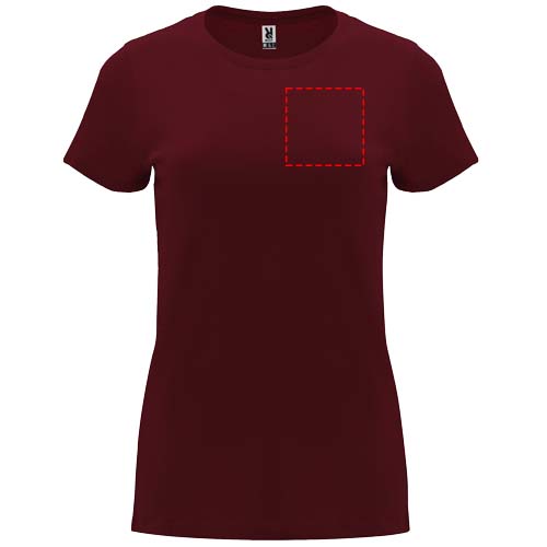 Capri 170 g/m² damesshirt met korte mouwen
