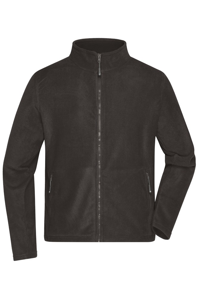 Men's Fleece Jacket - Donkergrijs (ca. Pantone 7538C)