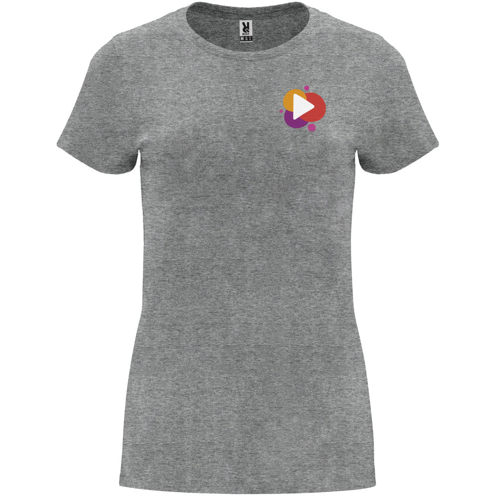 Capri 170 g/m² damesshirt met korte mouwen