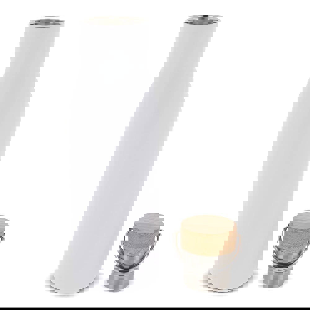 Thermo fles met bamboe deksel 500ml