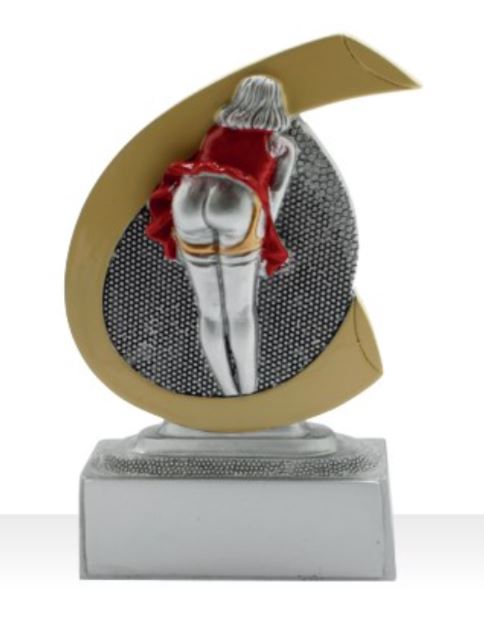 Poedelprijs blote billen - 10 cm hoog