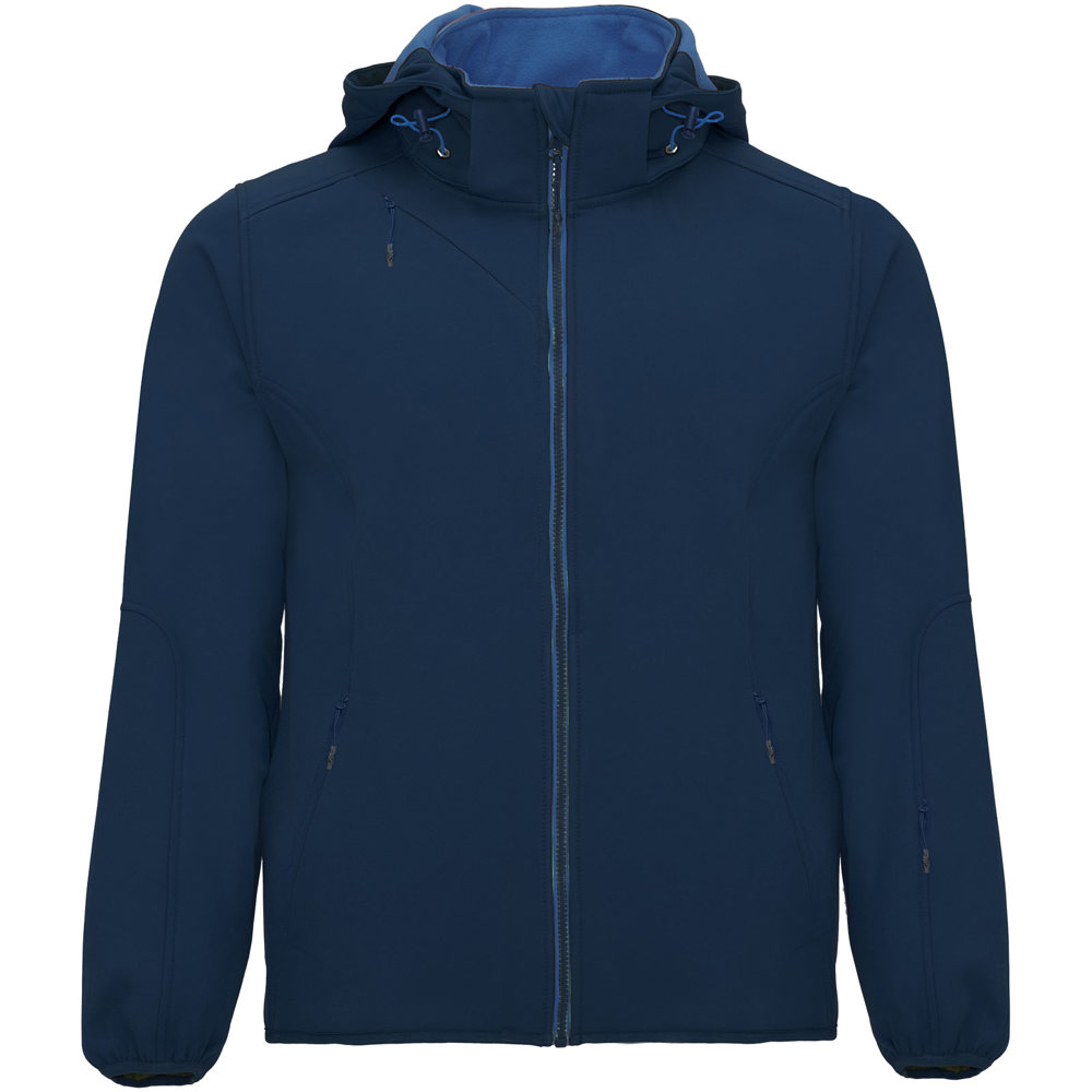 Siberia unisex softshell jack - Marineblauw