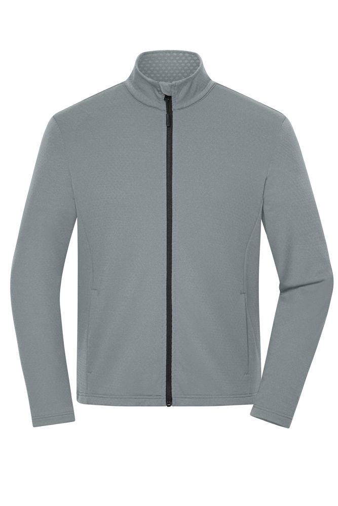 Men's Sports Structured Fleece Jacket GRS - Ruimte-grijs (ca. Pantone Cool Gray 7C)