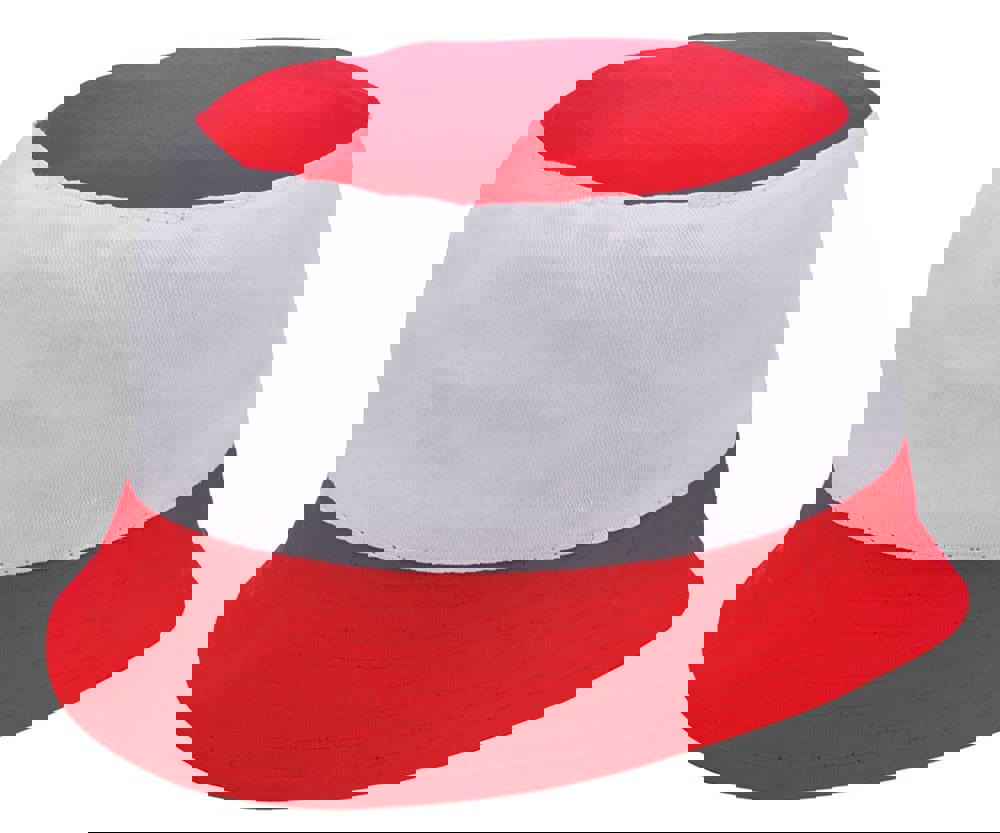 Promo buckethat - Rood (PMS 199c) / Wit