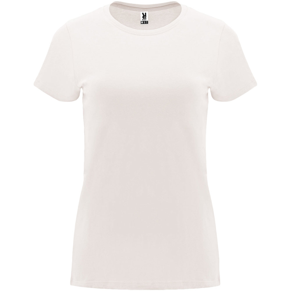 Capri 170 g/m² damesshirt met korte mouwen - Vintage wit