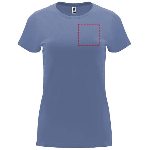 Capri 170 g/m² damesshirt met korte mouwen