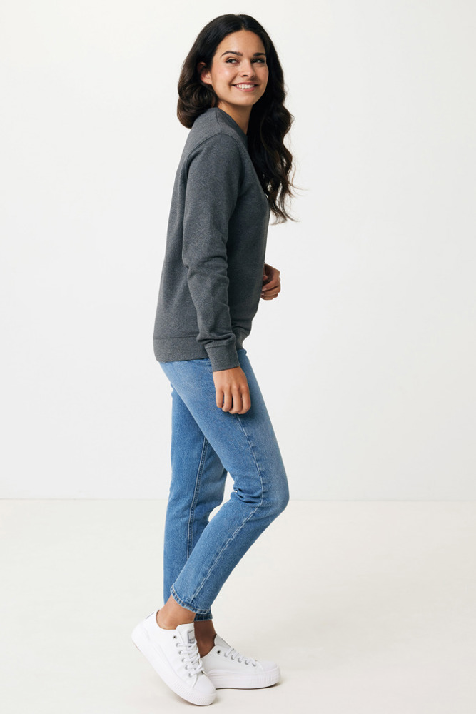 IQONIQ Denali gerecycled katoen sweater ongeverfd