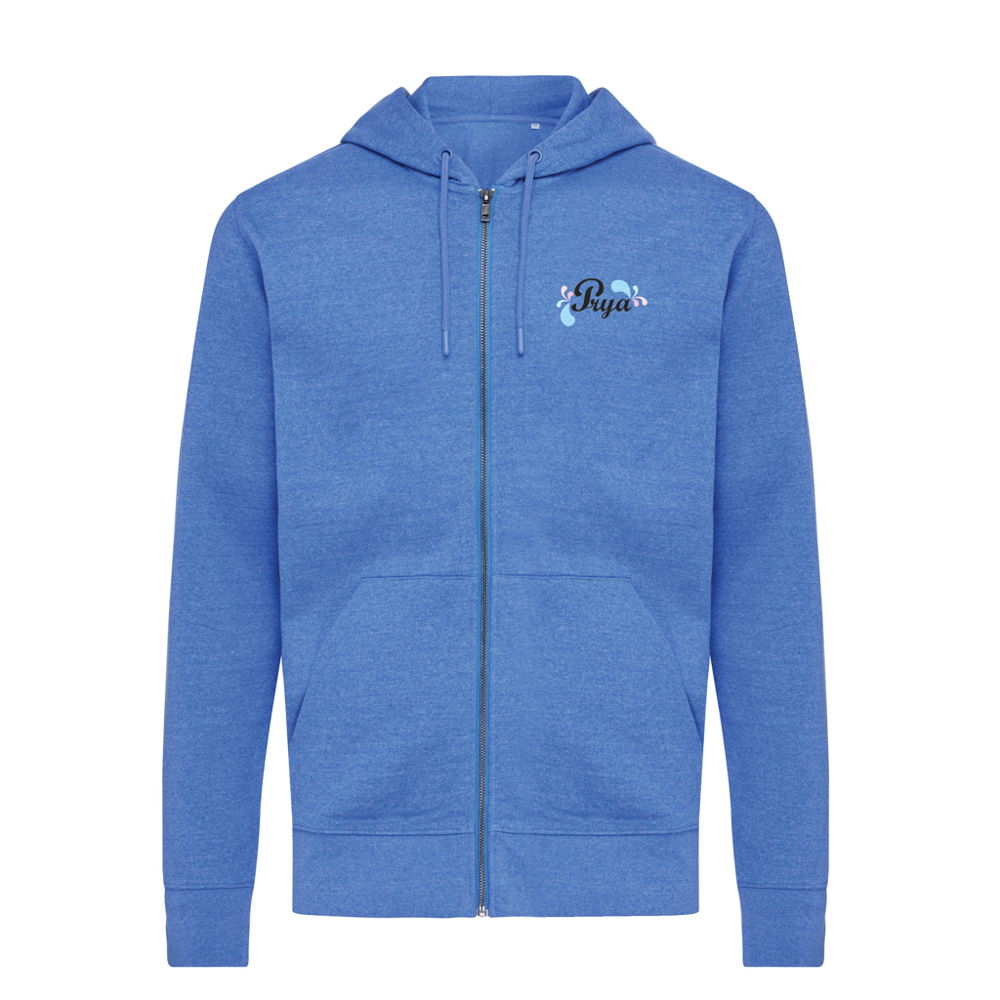 IQONIQ Abisko gerecycled katoen hoodie met rits