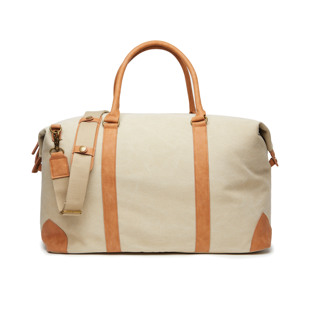 VINGA Bosler RCS rcanvas duffeltas - beige (± PMS 14-1012)