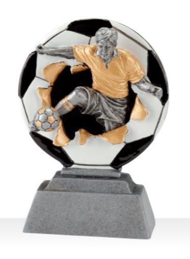 B-FG1304 voetbal - 10 cm hoog