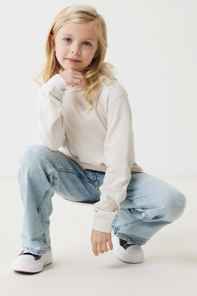 IQONIQ Yengo kids recycled katoen hoodie met steekzakken