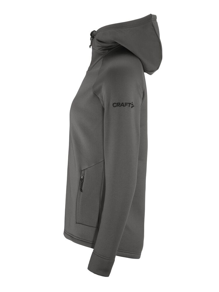 Craft - ADV Explore Power Fleece Hood Jkt W Granite M