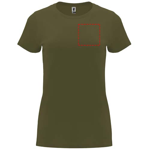 Capri 170 g/m² damesshirt met korte mouwen