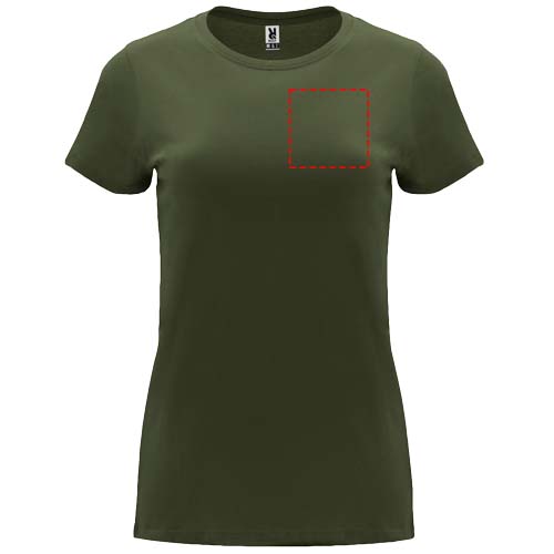 Capri 170 g/m² damesshirt met korte mouwen