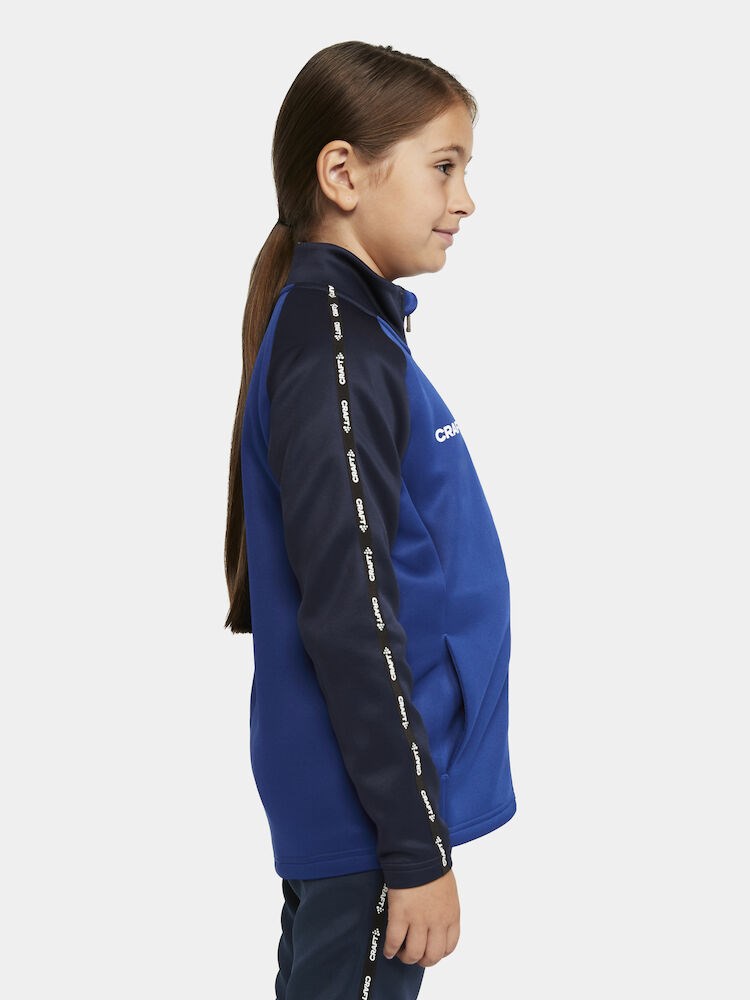 Craft - Squad 2.0 Full Zip Jr Club Cobolt-Navy 110/116