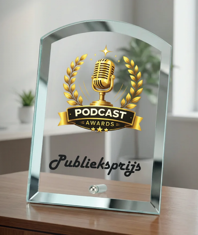 B-W541-543 awards van glas tot 18 cm hoog