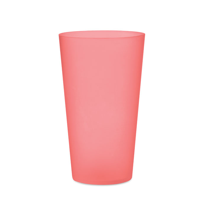 FESTA LARGE - Herbruikbare event beker 500ml - Transparant Rood