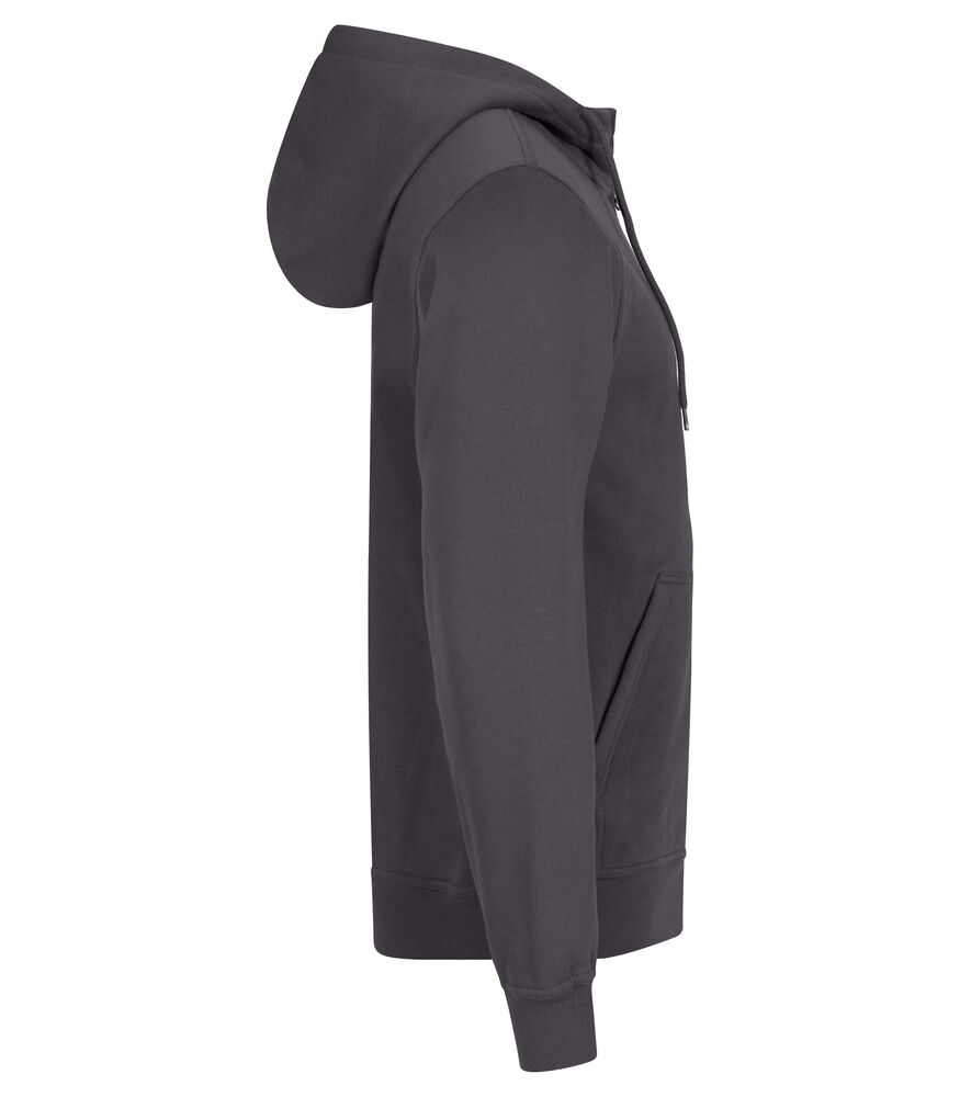 Clique - Miami Hoody Full Zip Metaalgrijs XXL