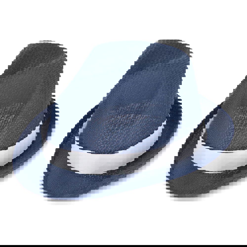 Polyester hoed met band