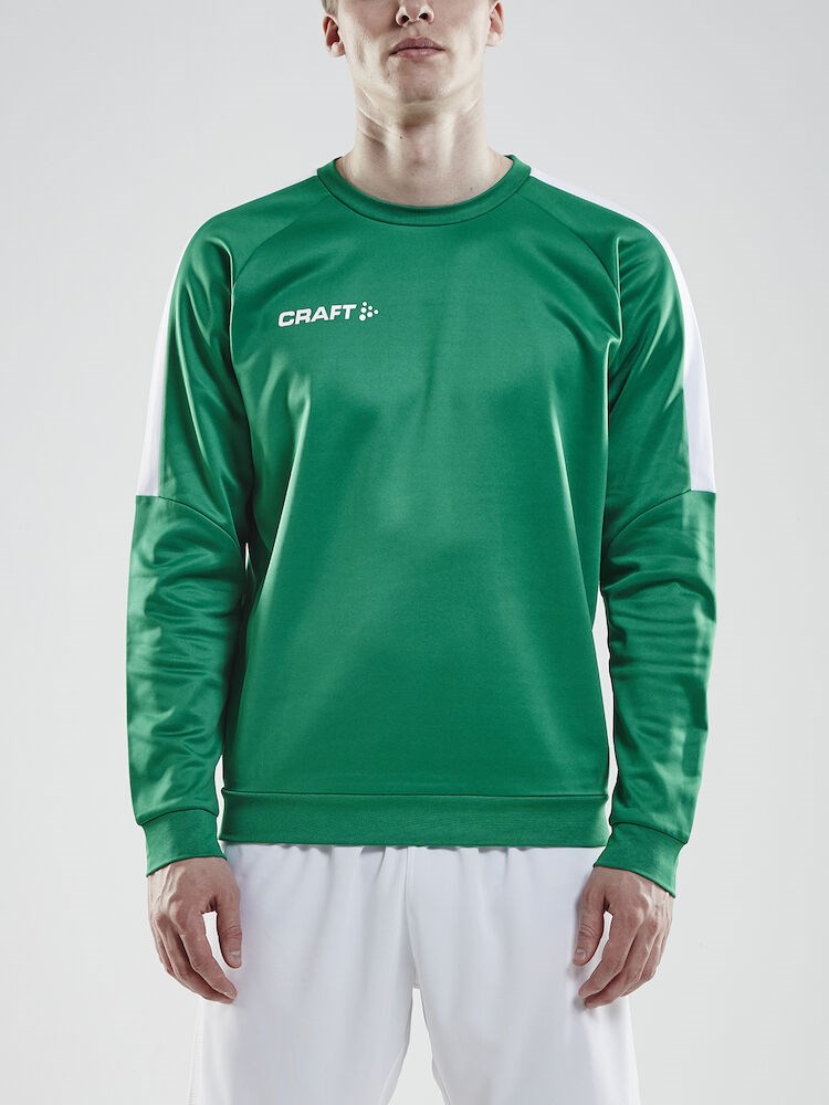 Craft - Progress R-Neck Sweater M Team Green/White XS