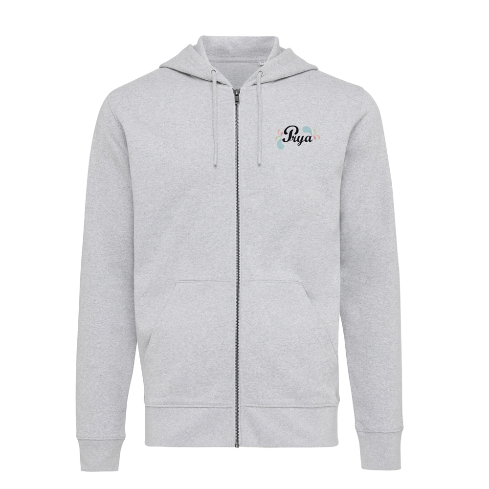 IQONIQ Abisko gerecycled katoen hoodie met rits
