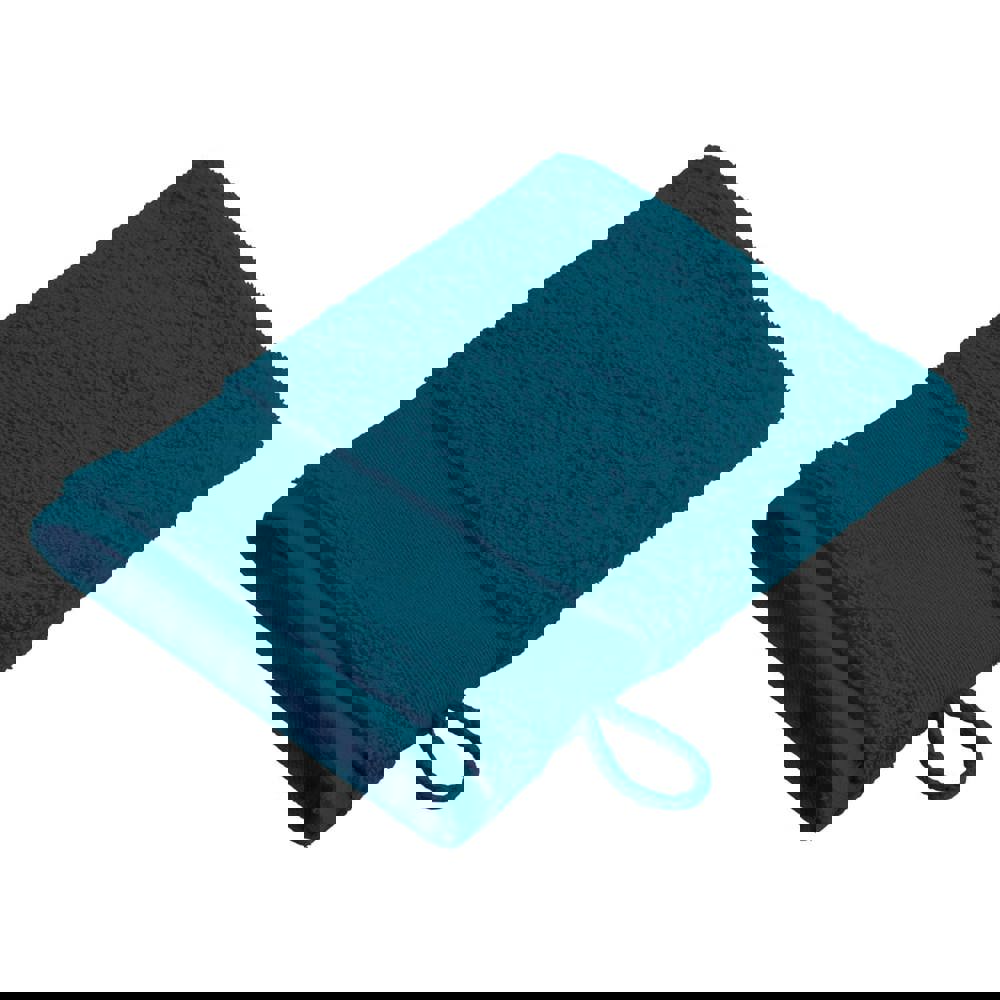 Sophie Muval washand 21x16 cm, 450 gr/m² - Petrol (PMS 3145c) / Petrol