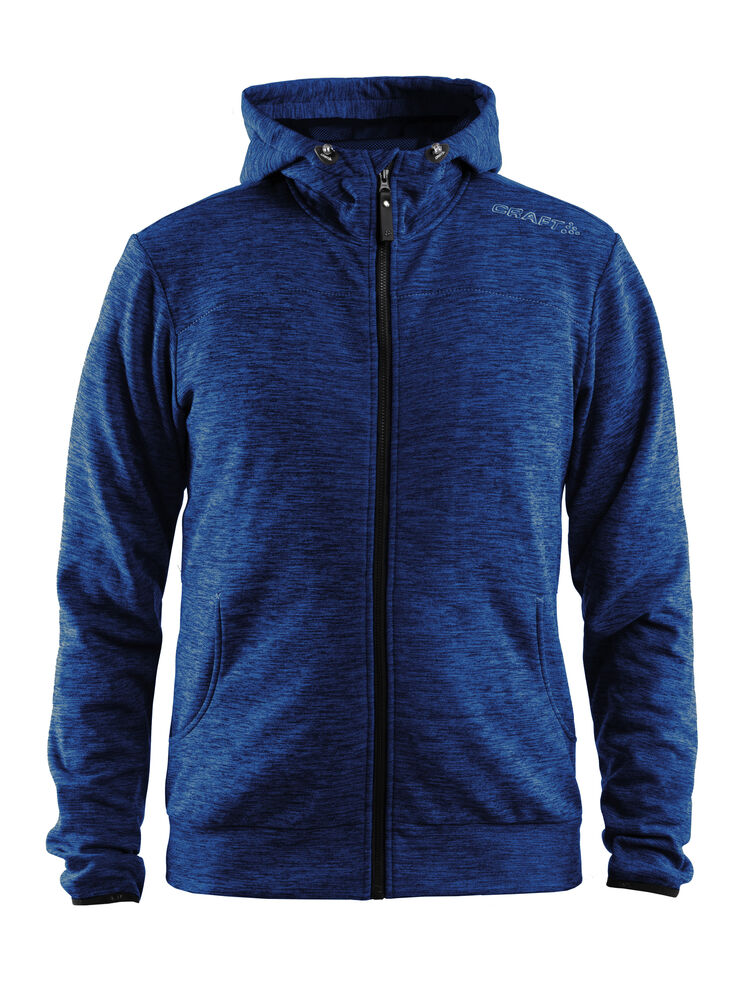 Craft - Leisure Full Zip Hood M - Deep Melange