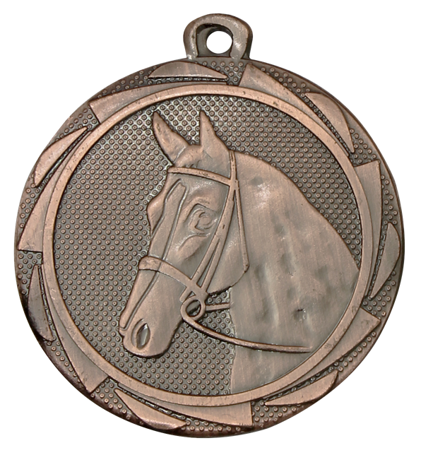 B-BS.ME115 medailles 4,5 cm paard - 3. brons