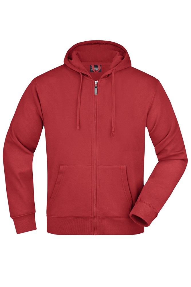 Men's Hooded Jacket - Rood (ca. Pantone 200C)