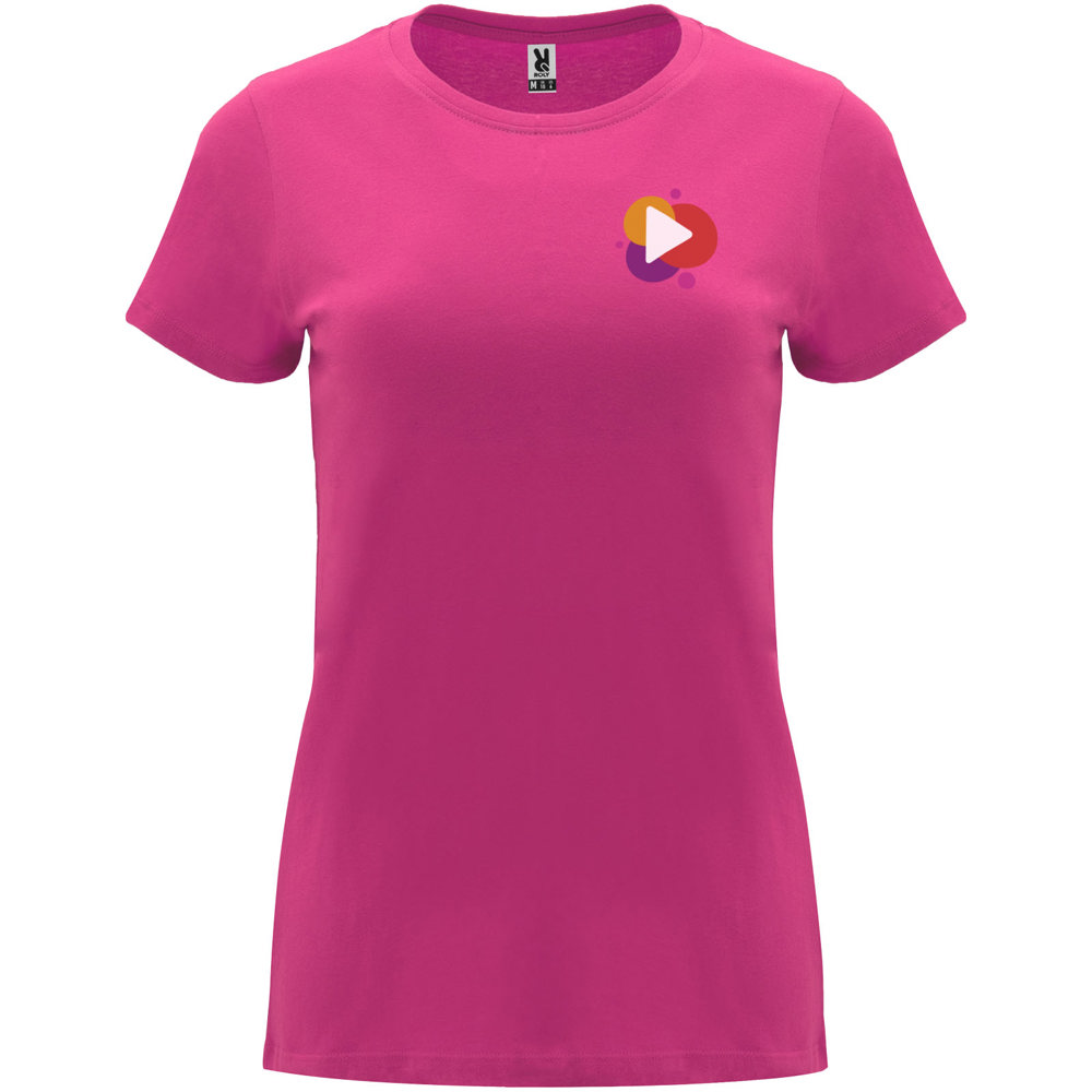 Capri 170 g/m² damesshirt met korte mouwen