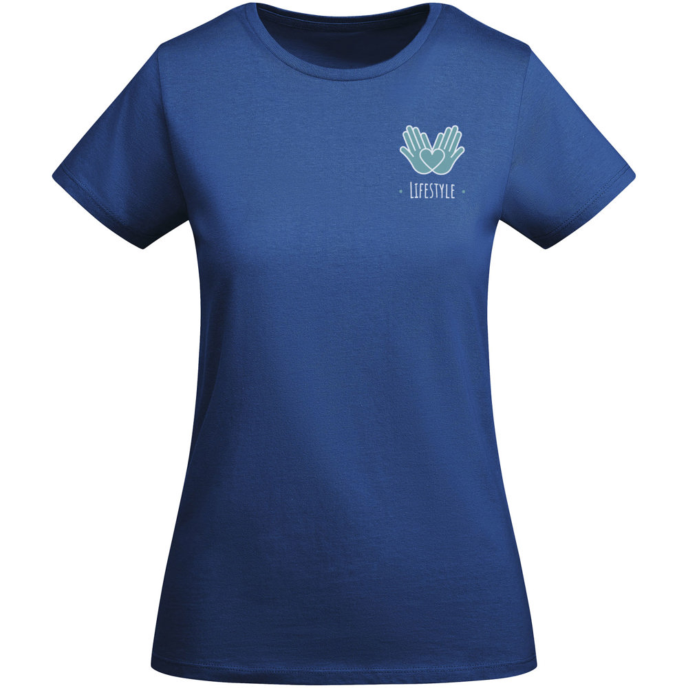 Breda biologisch katoenen dames T-shirt met korte mouwen