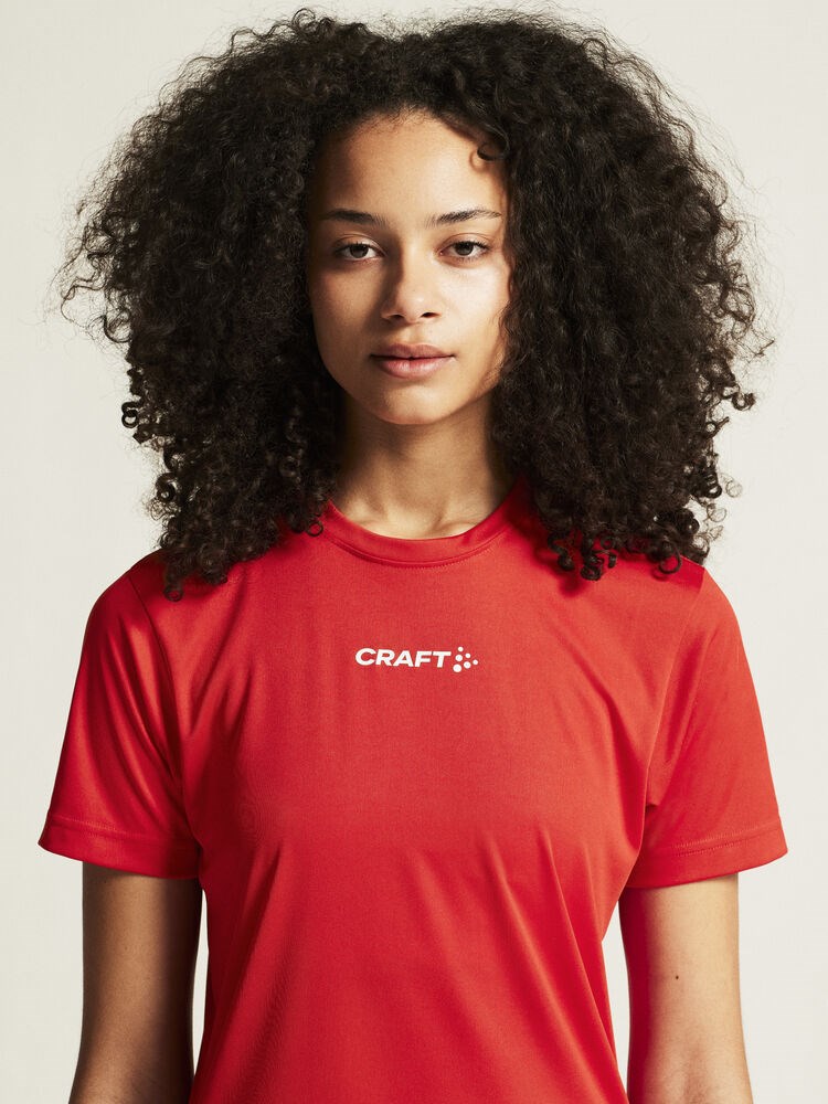 Craft - Squad Go Function Tee W Bright red XXL