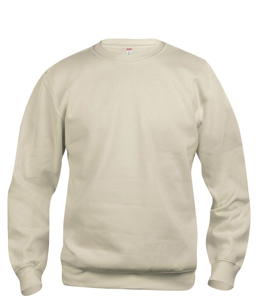 Clique - Basic Roundneck - Licht Khaki