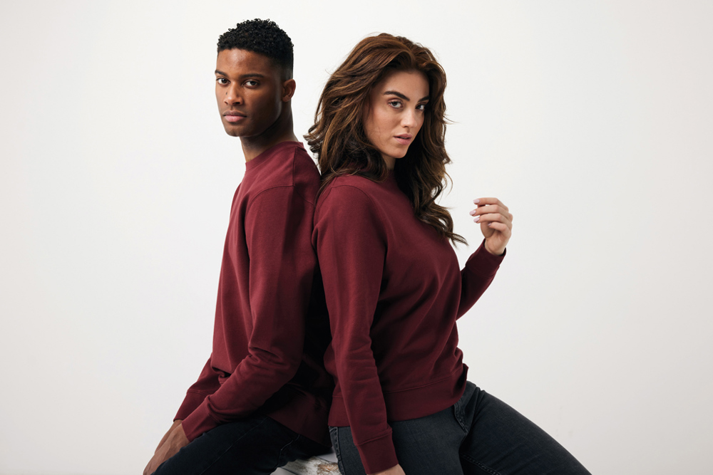 IQONIQ Etosha lichtgewicht gerecycled katoen sweater