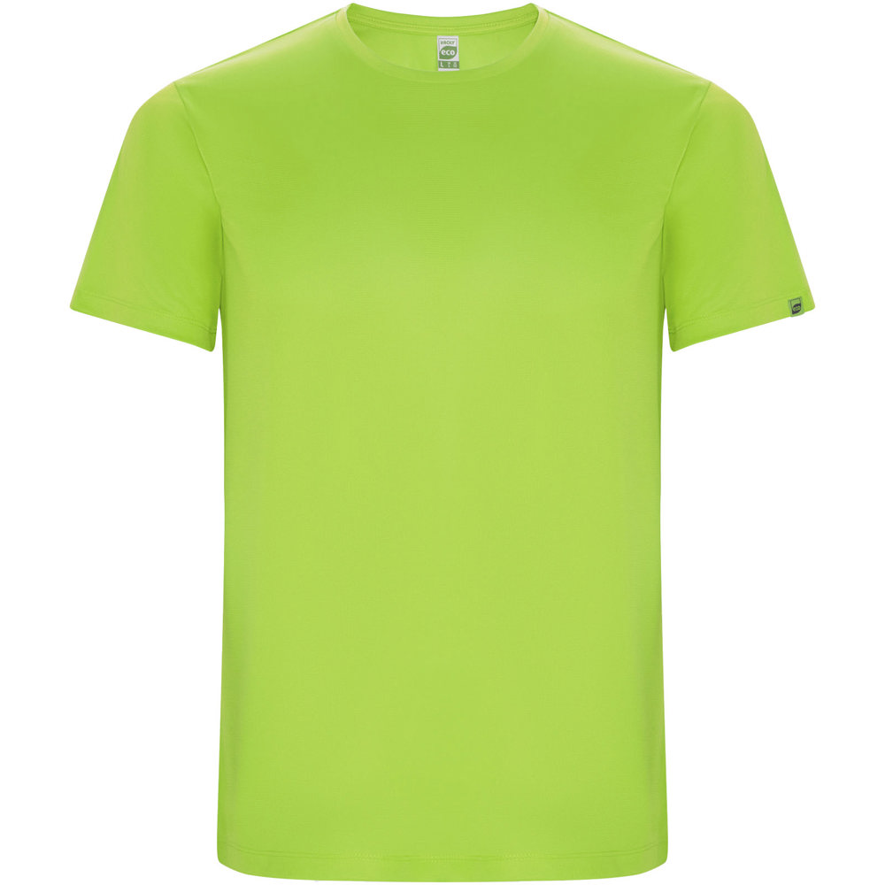 Imola sportshirt met korte mouwen voor kinderen - Fluor groen