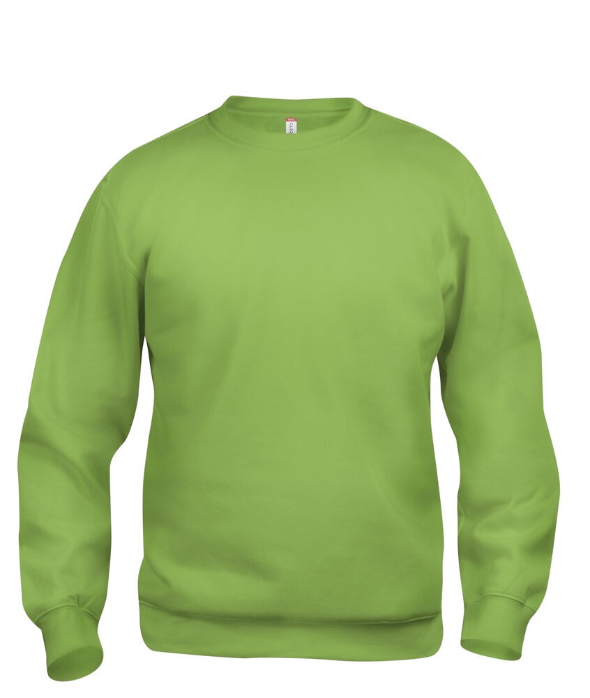 Clique - Basic Roundneck - Licht-groen