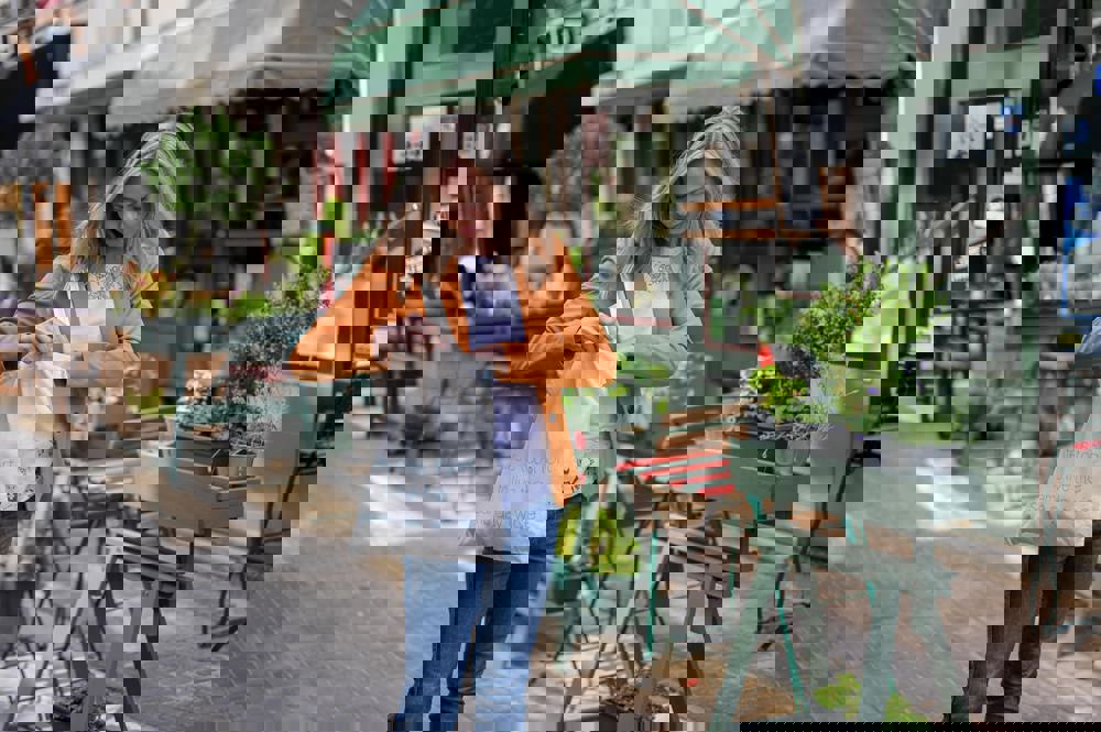 Katoenen tas met lange hengsels, 140 gr/m²