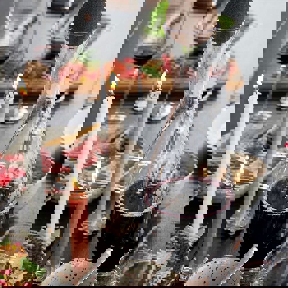 Sagaform Nature karaf met kurkstopper 1,5 liter