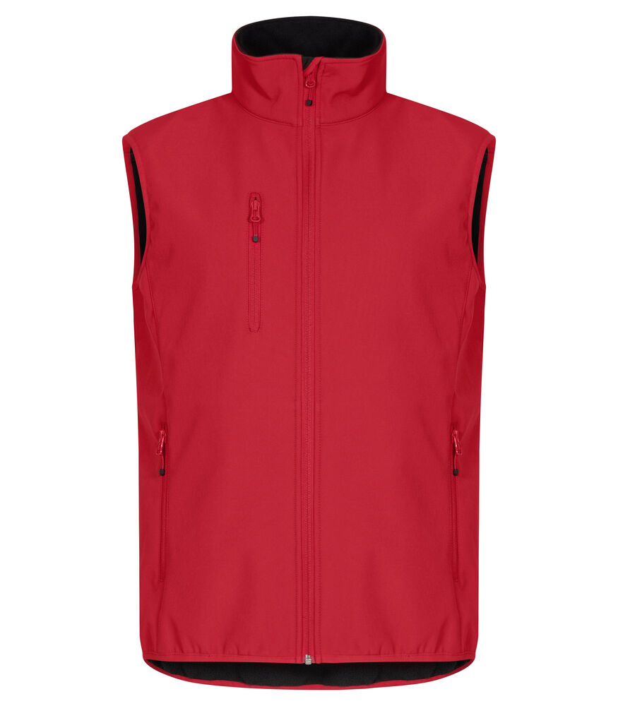 Clique - Classic Softshell Vest Rood XS