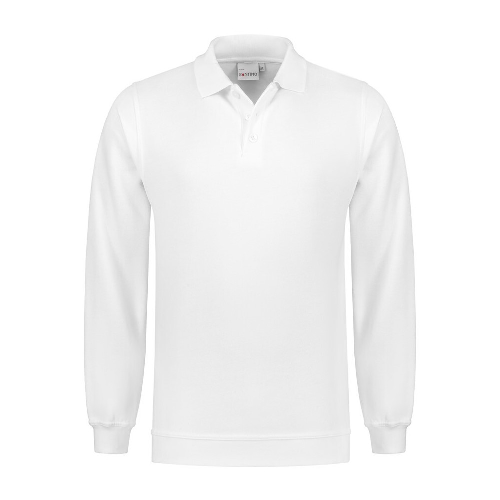 Santino Polosweater Robin - White