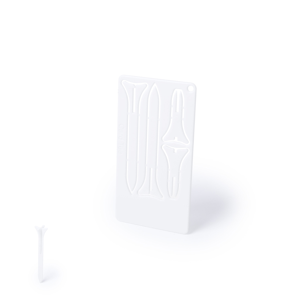 Golf Tee Kaart Tunker