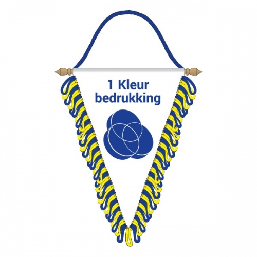 PUNTVANEN 1 kleur opdruk