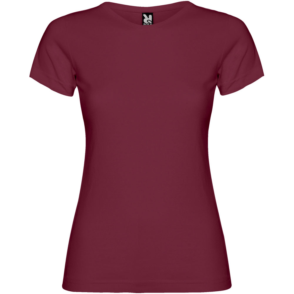 Jamaica 155 g/m² damesshirt met korte mouwen - Granaat