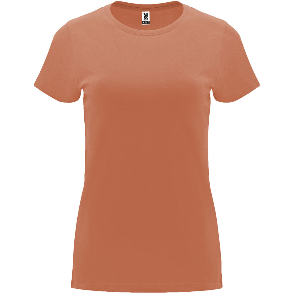Capri 170 g/m² damesshirt met korte mouwen - Grieks oranje
