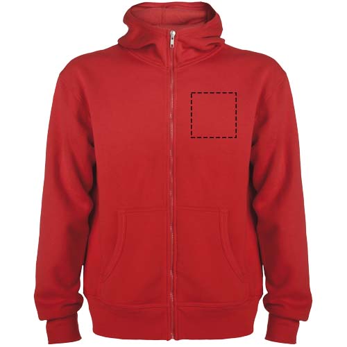 Montblanc unisex hoodie met volledige rits