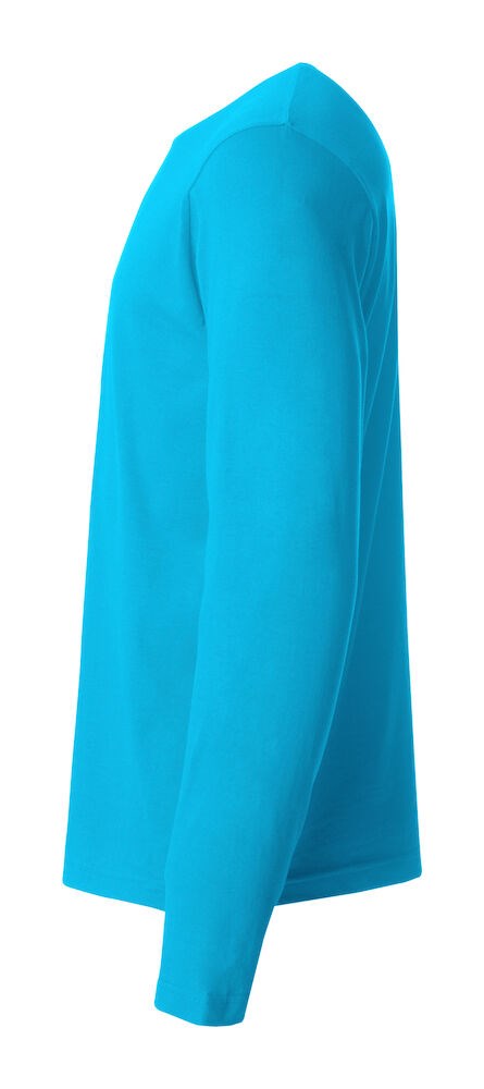 Clique - Basic-T L/S Turquoise S
