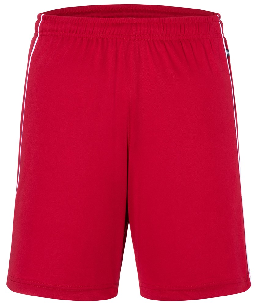 Basic Team Shorts - Rood/wit (ca. Pantone 193C
white)