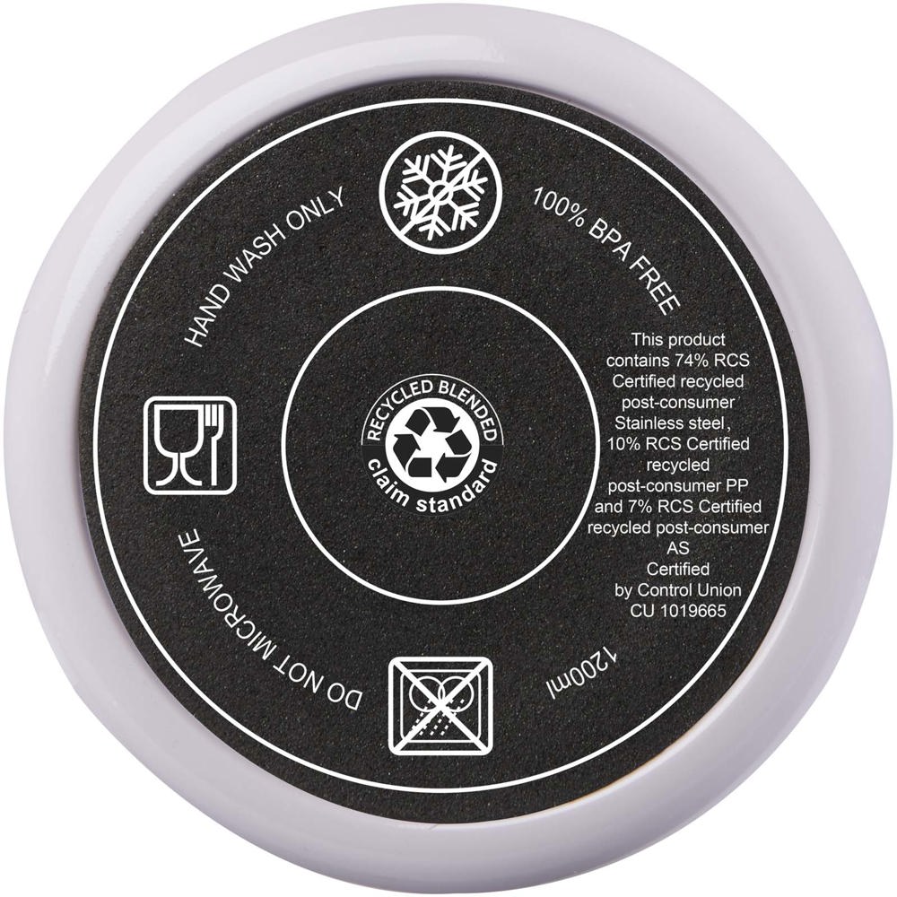 Melbourne 1200 ml RCS-gecertificeerde geïsoleerde beker met rietje