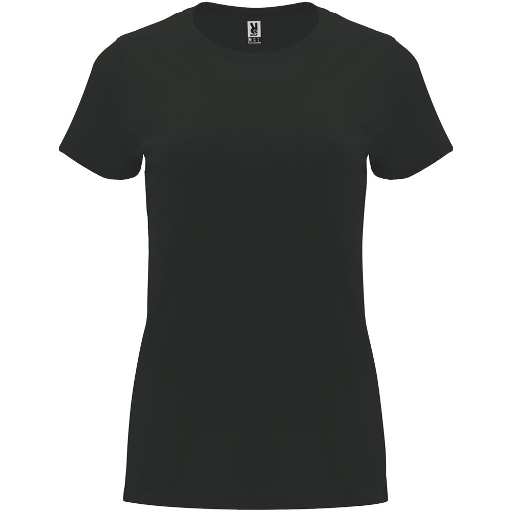 Capri 170 g/m² damesshirt met korte mouwen - Donkerlood